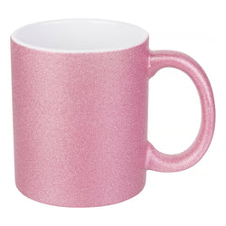MissKraft - Sublimation - Mug en Céramique - Rose Pailleté - 330 ml