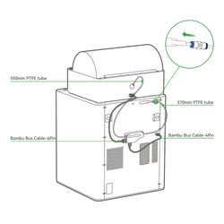 Bambu Lab Tubes PTFE schéma