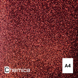 Chemica - Bling Bling Star - Rouge Carmin (Burgundy) - Feuille 30 x 20 cm
