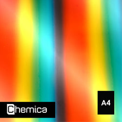 Chemica - Metallic - Lignes Arc-en-ciel (Rainbow Lines) - 30 x 20 cm