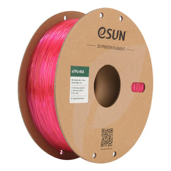 Bobine eSun de eTPU-95A Transparent Rose - 1 kg - Bobine carton