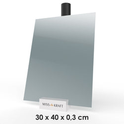 Plaque acrylique MissKraft - Pastel Gris Foncé