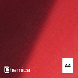 Chemica - Metallic - Rouge (Red) - Feuille 30 cm x 20 cm