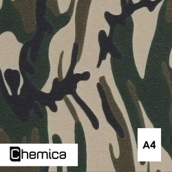 Chemica - Fashion - Militaire Camouflage (Army Camouflage) - Feuille 30 cm x 20 cm