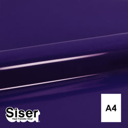 Siser - Basic Flex - Feuille A4 Thermocollant - (A0015) Violet - 20 x 30 cm
