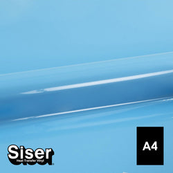 Siser - Basic Flex - Feuille A4 Thermocollant - (A0051) Bleu Clair - 20 x 30 cm