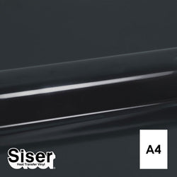 Siser - Basic Flex - Feuille A4 Thermocollant - (A0061) Anthracite - 20 x 30 cm