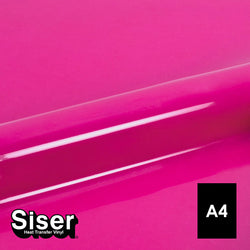 Siser - Basic Flex - Feuille A4 Thermocollant - (A0097) Rose Passion Fluo - 20 x 30 cm