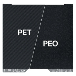 BIQU - Plateau d'impression pour Série H2 Bambu - Double face PEO+PET (PEO+PET Double-Sided Spring Steel Sheet) - 355 x 346 mm