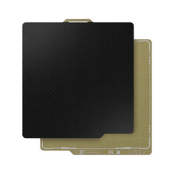 BIQU - Plateau d'impression en tôle d'acier double face pour X1/P1/A1 - PEI texturé & PET CF lisse - 257 x 257 mm