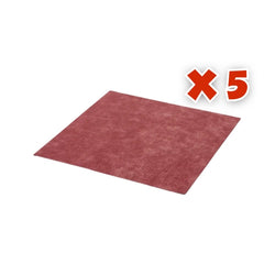Craft Express - 5 Feuilles de Cuir pour découpe et gravure laser - Rouge - 30,5 x 30,5 cm