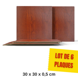 Creality - 6 Plaques de Contreplaqué en Bois de Rose (Rosewood Plywood Sheets) - 30 x 30 cm - 5 mm