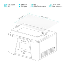 Elegoo - Saturn 2 8K - Films PFA 100µ 5Pcs (FEP 2.0)