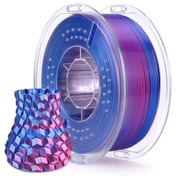 Elegoo - Silk PLA - Bleu Violeté (Bluish Purple) - 1,75 mm - 1 kg