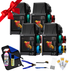 Elegoo - Mini Factory Centauri Carbon 2 Combo - Imprimante 3D avec Multicolore CC2 + CANVAS