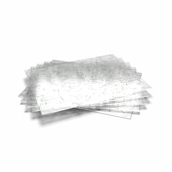 MissKraft  - 5 Plexiglass PMMA Acrylique - Transparent Confetti - 30 x 40 cm - Ép. 3 mm