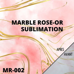 sublimation infusible ink rose et or atome3d feuille 30x30 cm