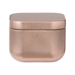 MissKraft - Bougie à la vanille en métal à graver - Rose - 4x5x5 cm