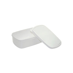 MissKraft - Sublimation - Boîte à goûter en Plastique - 18 x 13 cm - Blanc