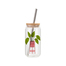 MissKraft - Sublimation - Verre couvercle bambou - 550 ml