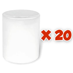 MissKraft - 20 Tirelires pour Sublimation en Céramique - Blanc