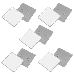 Craft Express- Sublimation - Lot de 5 Magnets en Métal Carré - 5,5 x 5,8 cm
