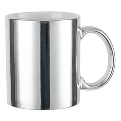 MissKraft - Sublimation - Mug en Céramique - Argent Métalisé - 330 ml