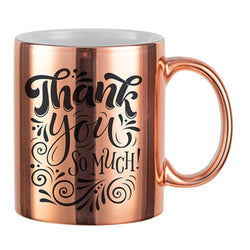 MissKraft - Sublimation - Mug en Céramique - Or Rose - 330 ml