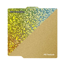 Ziflex - Plateau d'Impression pour Bambu Lab Séries X1/P1/P2/A1 - PEO Cameleon & PEI Textured - 257 x 257 mm