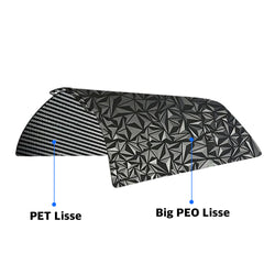 Ziflex - Plateau d'Impression pour Bambu Lab - Big PEO & PET Smooth - 257 x 257 cm