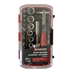 set pour mécanique de précision clé à douille parkside