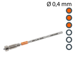 Prusa - Buse en Acier Trempé Nickelée (Hardened Nozzle Nickel Plated) - 0,4 mm