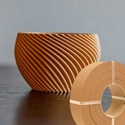 Panchroma PLA - Mat Marron Bois (Matte Wood Brown) - 1,75 mm - 1 kg - Refill