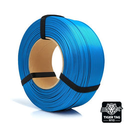 Rosa3D - PLA Starter - Bleu Capri Satiné (Capri Blue Satin) - 1,75 mm - 1 kg Refill avec RFID TigerTag