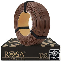 Rosa3D - PLA Starter - Chocolat (Chocolate Brown) - 1,75 mm - 1 kg Refill avec RFID TigerTag