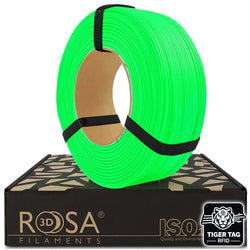 Rosa3D - PLA Starter - Vert Fluo (Neon Green) - 1,75 mm - 1 kg Refill avec RFID TigerTag