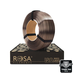 Rosa3D - PLA Silk - Bronze - 1,75 mm - 1 kg Refill avec RFID TigerTag