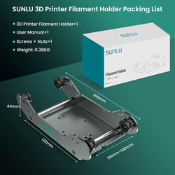 Sunlu - Support de Filament de 1 à 5kg (Filament Holder) - 56-140 mm