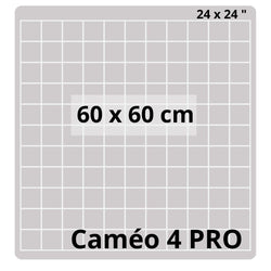Silhouette - Cameo 4 Pro - Tapis de Découpe - Adhérence Faible - 60 x 60 cm