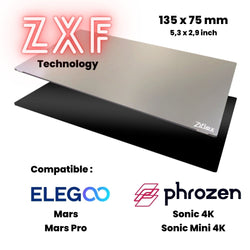 Ziflex - Résine - Starter kit 135 x 75 mm - Mars/Mars Pro/Sonic 4k/Sonic Mini 4k