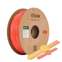 Bobine eSun de eTPU-95A Color Change Orange/Yellow - 1 kg - Bobine en carton et son print