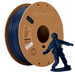 Polymaker - PolyTerra PLA - Bleu marine (army blue) - 1,75 mm - 1 kg