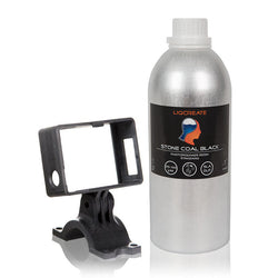 Liqcreate - Stone Coal Black (Noir) - 1kg, resines UV, LIQCREATE