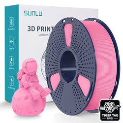 Sunlu - PLA Matte - Rose (Pink) - 1,75 mm - 1 kg avec RFID TigerTag